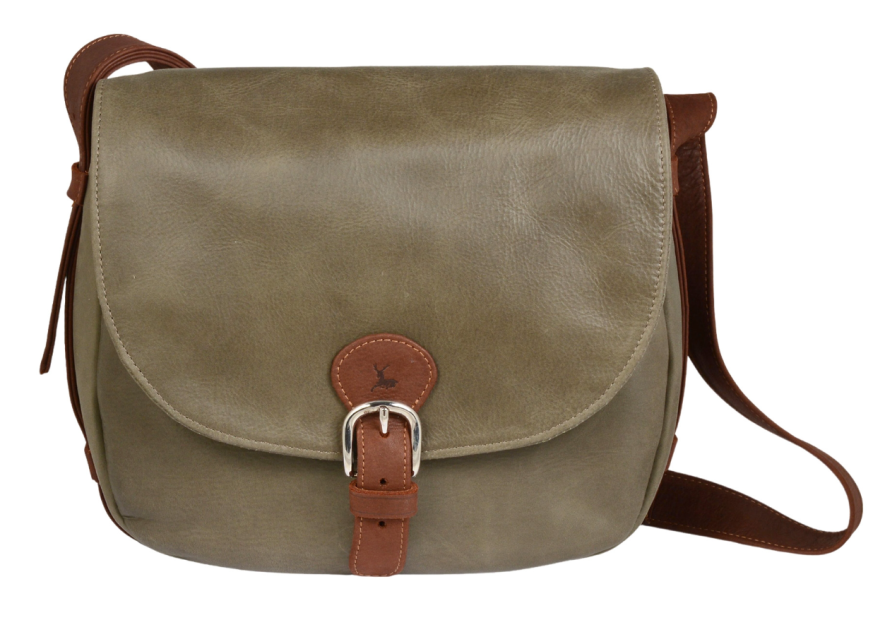 Frandi 813.05 - CUIR DE VACHETTE - KAKI sac besace fanny xl frandi Sac business
