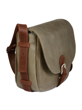 Frandi 813.05 - CUIR DE VACHETTE - KAKI sac besace fanny xl frandi Sac business