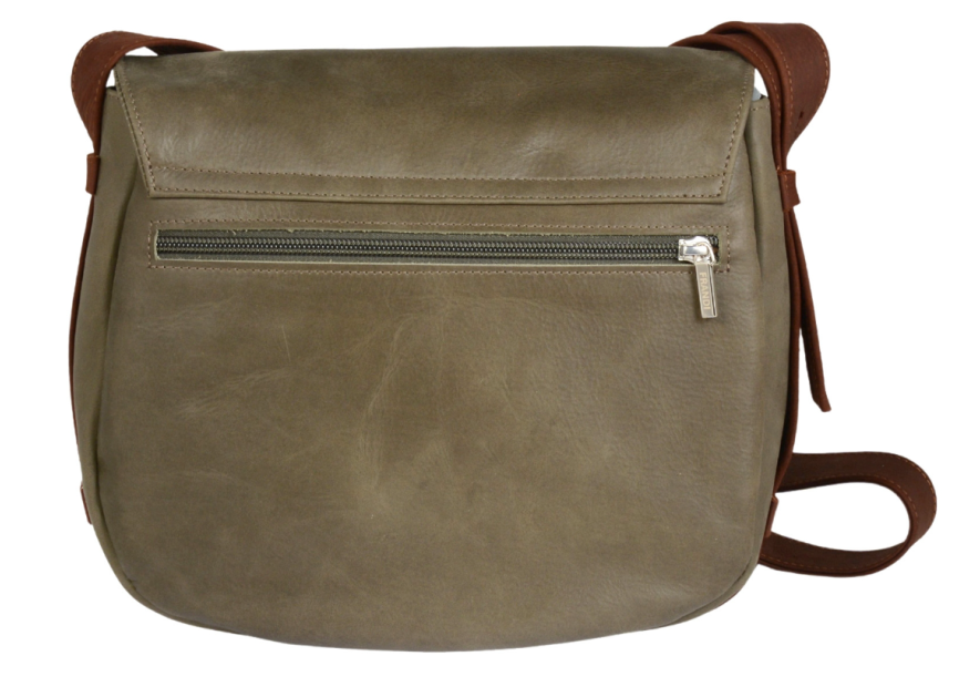 Frandi 813.05 - CUIR DE VACHETTE - KAKI sac besace fanny xl frandi Sac business