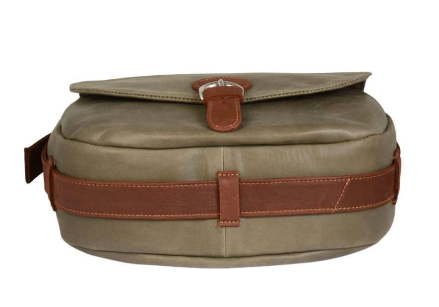 Frandi 813.05 - CUIR DE VACHETTE - KAKI sac besace fanny xl frandi Sac business