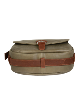 Frandi 813.05 - CUIR DE VACHETTE - KAKI sac besace fanny xl frandi Sac business