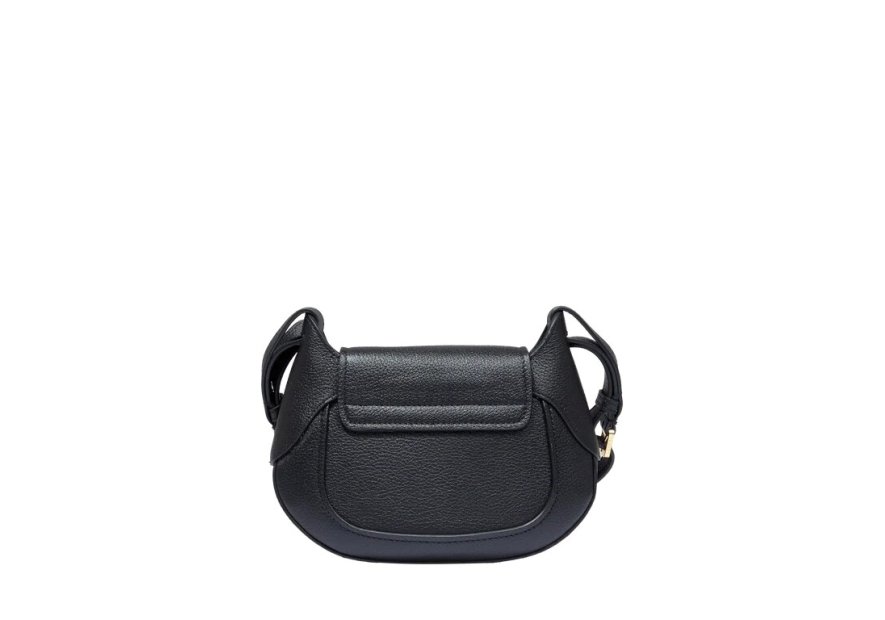 Lancel A13330 - CUIR DE CHÈVRE - NOIR - sac à rabat m paulette de lancel sac rabat