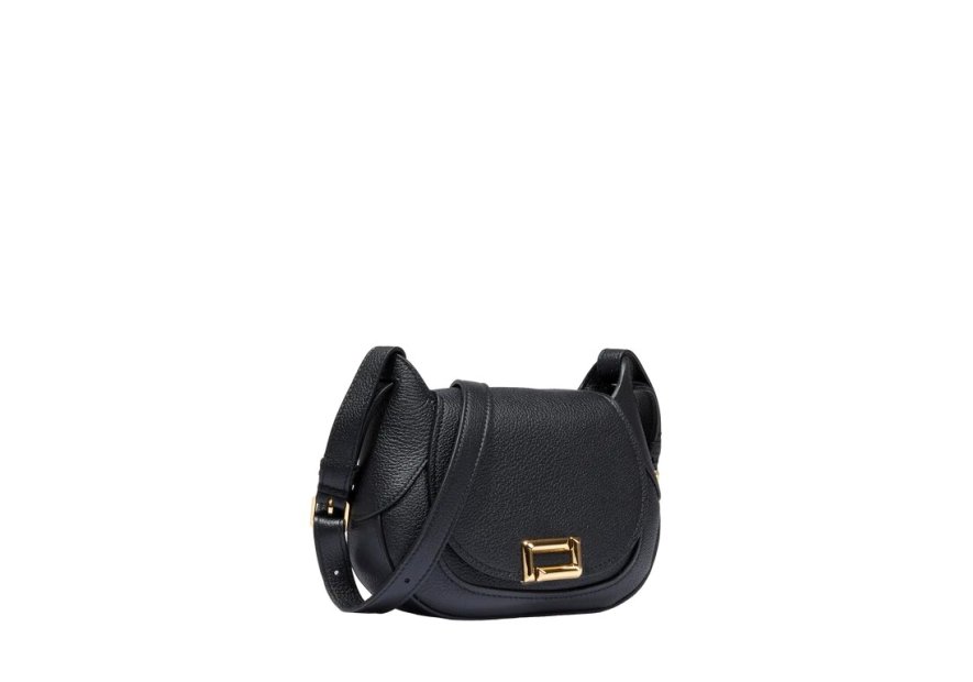 Lancel A13330 - CUIR DE CHÈVRE - NOIR - sac à rabat m paulette de lancel sac rabat