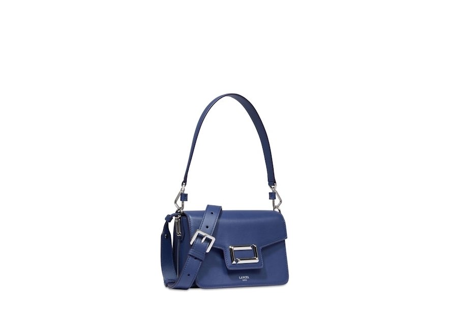 Lancel A13147 - CUIR DE VACHETTE - BLEU sac a rabat s angele Sac business