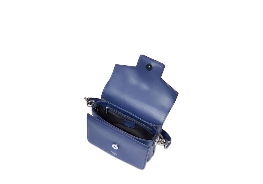 Lancel A13147 - CUIR DE VACHETTE - BLEU sac a rabat s angele Sac business
