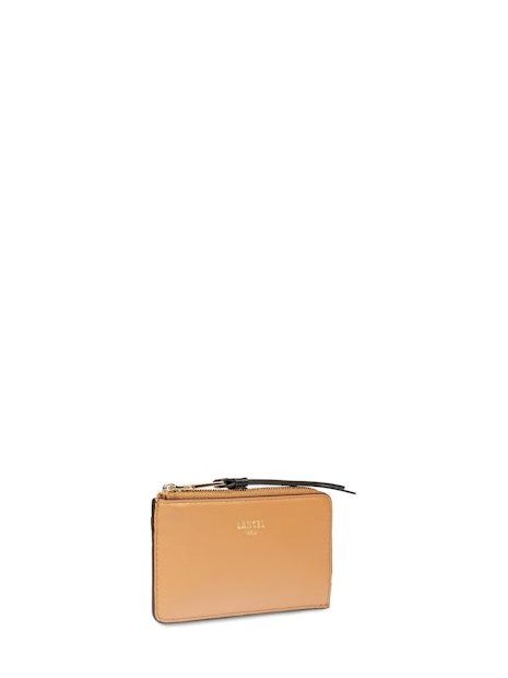 Lancel A13422 - CUIR DE VACHETTE - CAME porte carte zippé origami de lancel pcartes-credit