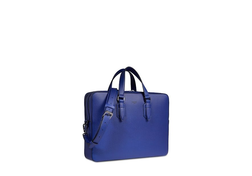 Lancel A13433 - CUIR DE VACHETTE - BLEU porte document charlie de lancel 15.6" Porte-documents