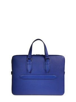 Lancel A13433 - CUIR DE VACHETTE - BLEU porte document charlie de lancel 15.6" Porte-documents