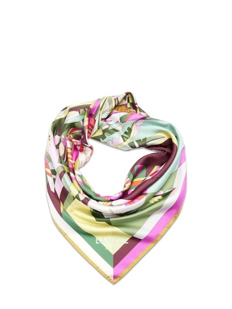 Lancel A13107 - SOIE - MULTICOLORE carré de soie 90x90cm arabesque carre-de-soie