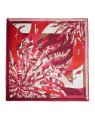 Lancel A13107 - SOIE - MCO FRAMBOISE carré de soie 90x90cm arabesque carre-de-soie