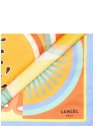 Lancel A13503 - SOIE - MULTICO ORANGE carré de soie 50x50cm tutti frutti carre-de-soie
