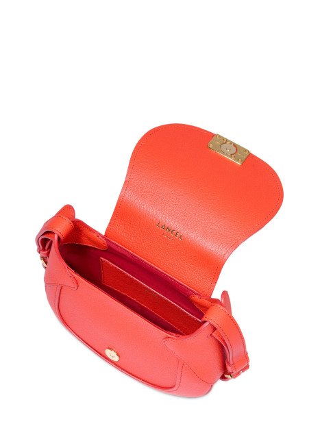 Lancel A13330 - CUIR DE CHÈVRE - ORANGE sac à rabat m paulette de lancel sac rabat