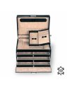 sacher 69.110 - CUIR DE VACHETTE - NOIR coffret à bijoux m julia sacher coffret-bijoux