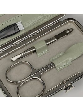 sacher 803665 - POLYAMIDE - SAGE GREEN trousse manucure femme fermoir pm sacher Trousses de toilette