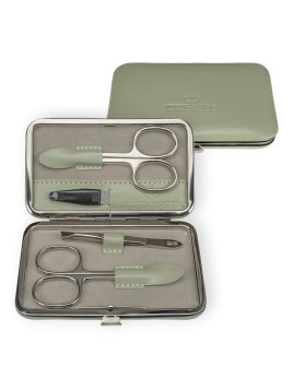 sacher 803665 - POLYAMIDE - SAGE GREEN trousse manucure femme fermoir pm sacher Trousses de toilette