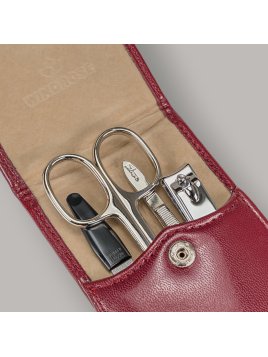 sacher 803682 - POLYAMIDE - ROUGE trousse manucure rabat femme pm sacher Trousses de toilette