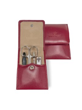 sacher 803682 - POLYAMIDE - ROUGE trousse manucure rabat femme pm sacher Trousses de toilette
