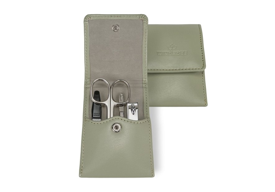 sacher 803682 - POLYAMIDE - SAGE GREEN trousse manucure rabat femme pm sacher Trousses de toilette