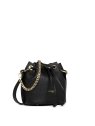 Lancaster 470-80 - CUIR DE VACHETTE - NOIR sac seau lancaster alba double petit modèle sacs-a-mains