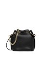 Lancaster 470-80 - CUIR DE VACHETTE - NOIR sac seau lancaster alba double petit modèle sacs-a-mains