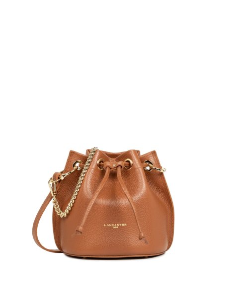 Lancaster 470-80 - CUIR DE VACHETTE - CAME sac seau lancaster alba double petit modèle sacs-a-mains