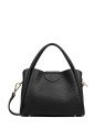 Lancaster 470-83 - CUIR DE VACHETTE - NOIR sac porté main s ida double lancaster sac-porte-main