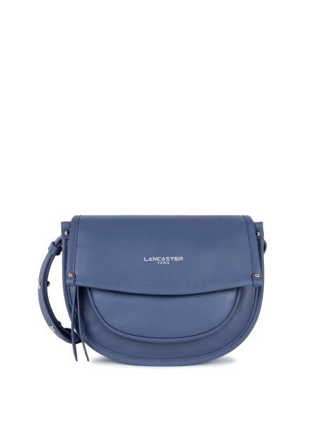 Lancaster 576-001 - CUIR DE VACHETTE - BLE petit sac rabat soft selma sacs-a-mains