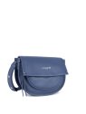 Lancaster 576-001 - CUIR DE VACHETTE - BLE petit sac rabat soft selma sacs-a-mains