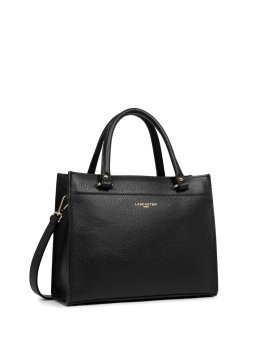 Lancaster 470-63 - CUIR DE VACHETTE - NOIR sac porté main s foulonné double lancaster Sacs à mains