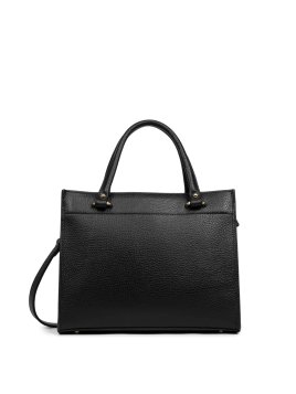 Lancaster 470-63 - CUIR DE VACHETTE - NOIR sac porté main s foulonné double lancaster Sacs à mains