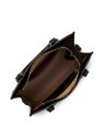 Lancaster 470-63 - CUIR DE VACHETTE - NOIR sac porté main s foulonné double lancaster sacs-a-mains