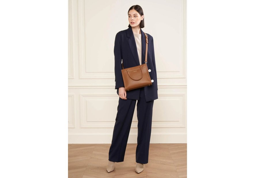 Lancaster 470-63 - CUIR DE VACHETTE - CAME sac porté main s foulonné double lancaster Sacs à mains