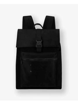 Les Ateliers Foures R445 - COTON ET CUIR - NOIR sac à dos aristote les ateliers fourès Maroquinerie