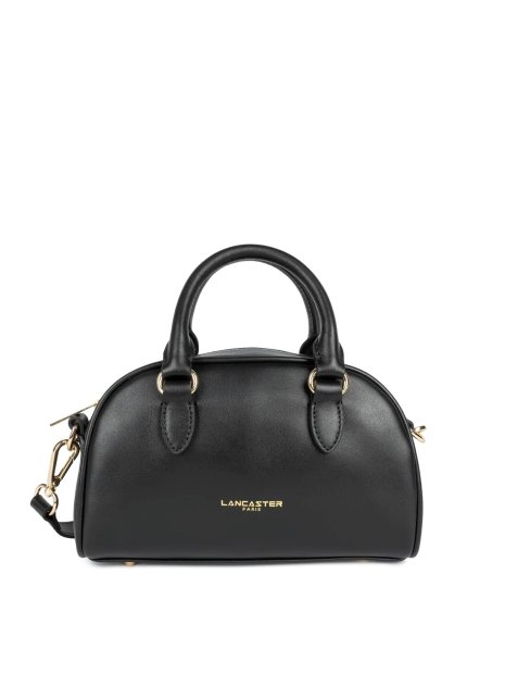 Lancaster 531-065 - CUIR DE VACHETTE - NOI petit sac à main bowling donna bow lancaster sacs-a-mains