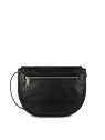 Lancaster 576-002 - CUIR DE VACHETTE - NOI sac bandoulière rabat soft selma lancaster sac-porte-travers