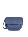 Lancaster 576-002 - CUIR DE VACHETTE - BLE sac bandoulière rabat soft selma lancaster sac-porte-travers