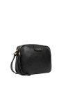 Lancaster 529-71 - CUIR DE VACHETTE - NOIR sac bandoulière trotteur 2 zips dune lancaster sac-porte-travers