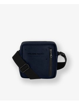 Les Ateliers Foures R125 - COTON ET CUIR - NUIT petite sacoche aristote des ateliers fourès poch.h.zip