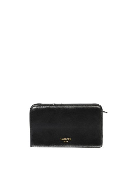 Lancel A13423 - CUIR DE VACHETTE - NOIR portefeuille orgigami de lancel porte-monnaie-femme