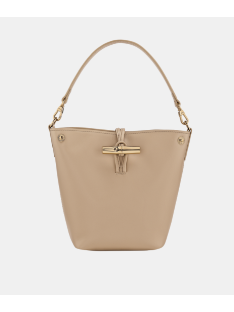 Longchamp 10279HGC - CUIR DE VEAU - RACINE sac seau xs le roseau sleek sacs-a-mains