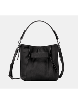 Longchamp 10215HCV - CUIR DE VEAU - NOIR sac bandoulière s longchamp 3d Sacs à mains