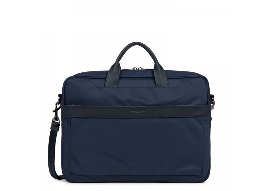 Lancaster 304-10 - POLYAMIDE/CUIR - BLEU F lancaster-basic sport-porte-documents m