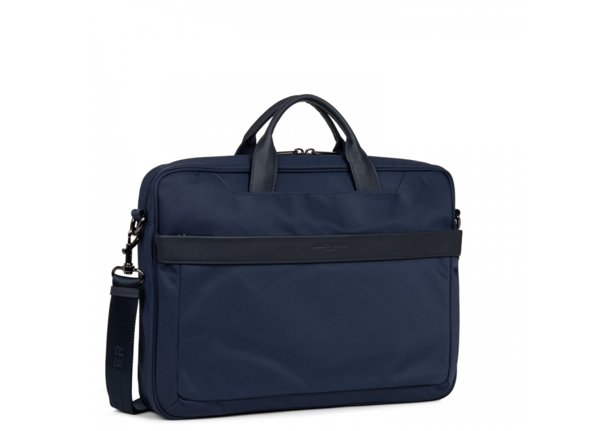 Lancaster 304-10 - POLYAMIDE/CUIR - BLEU F lancaster-basic sport-porte-documents m