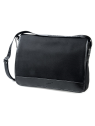 Gerard Henon 2356 - NYLON ET CUIR - NOIR Sac serviette-a-rabat-avec-bandouliere