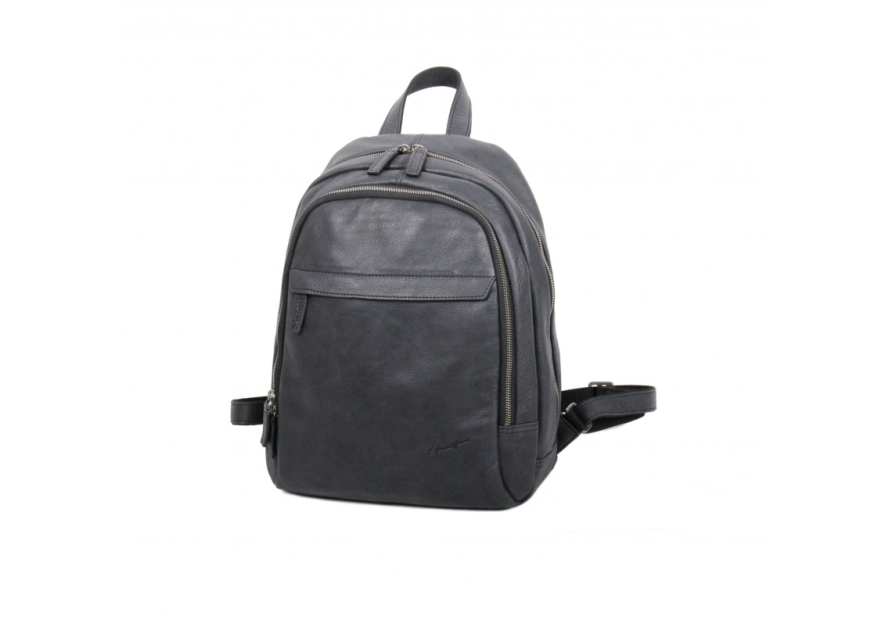 Gerard Henon 7165 - CUIR DE VACHETTE - NOIR Sac à dos