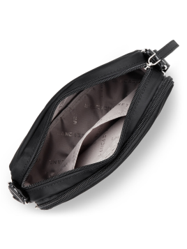 Lancaster 514-61 - POLYAMIDE - NOIR Basic Verni - Petit sac Trotteur