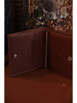 Serge Blanco ANC21064 - CUIR DE BOVIN - COGNA Porte-monnaie/ Porte-billets Anchorage