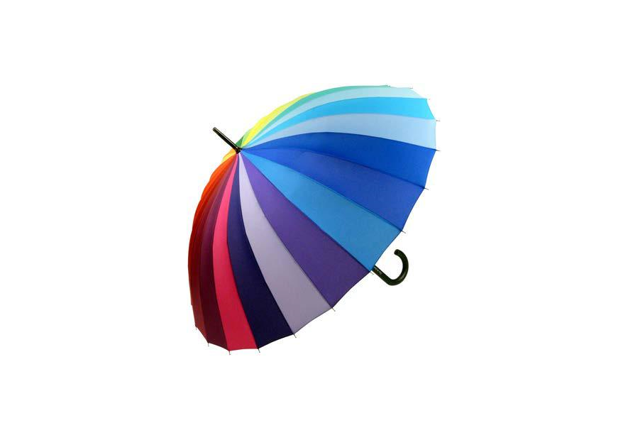 Guy De Jean GDJ ARC EN CIEL - POLYESTER - AR parapluie canne arc en ciel Petite maroquinerie