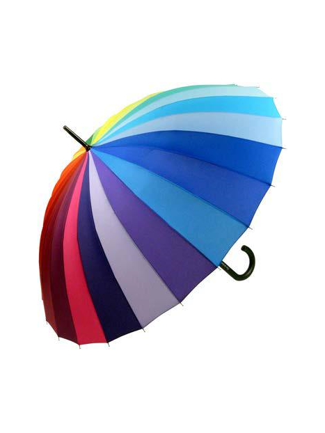 Guy De Jean GDJ ARC EN CIEL parapluie canne arc en ciel canne mixte
