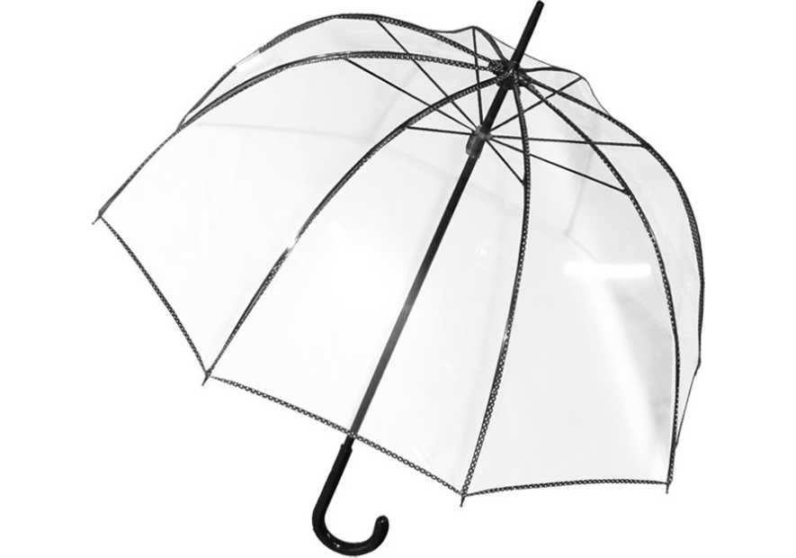 Guy De Jean GDJCLOCHE - POLYAMIDE - NOIR guy de jean-parapluie cloche transparent